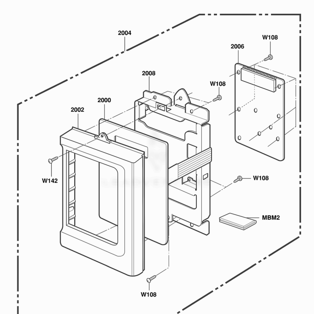 Controller Parts Diagram and Parts List for DOTRC11B ABKEDOM LG Wall Oven