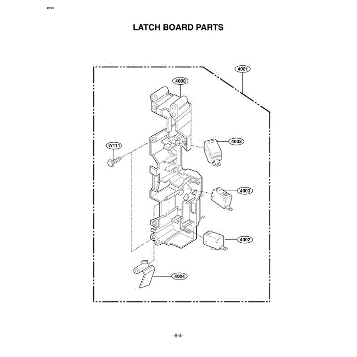 Section 3 Diagram and Parts List for MV-1525B BKEGSE LG Microwave Oven Combo