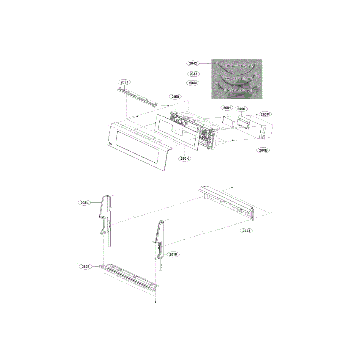 Controller Diagram and Parts List for LRG4115ST 00 LG Range