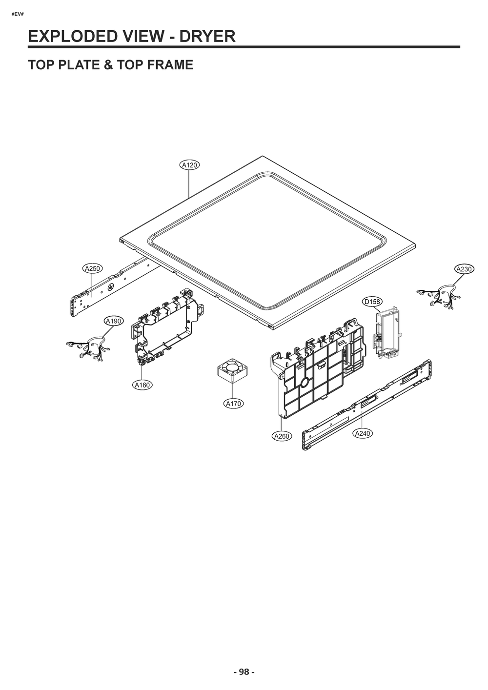 Diagram 5 Diagram and Parts List for W4W8LVKKWHM ABWEEUS LG Washer