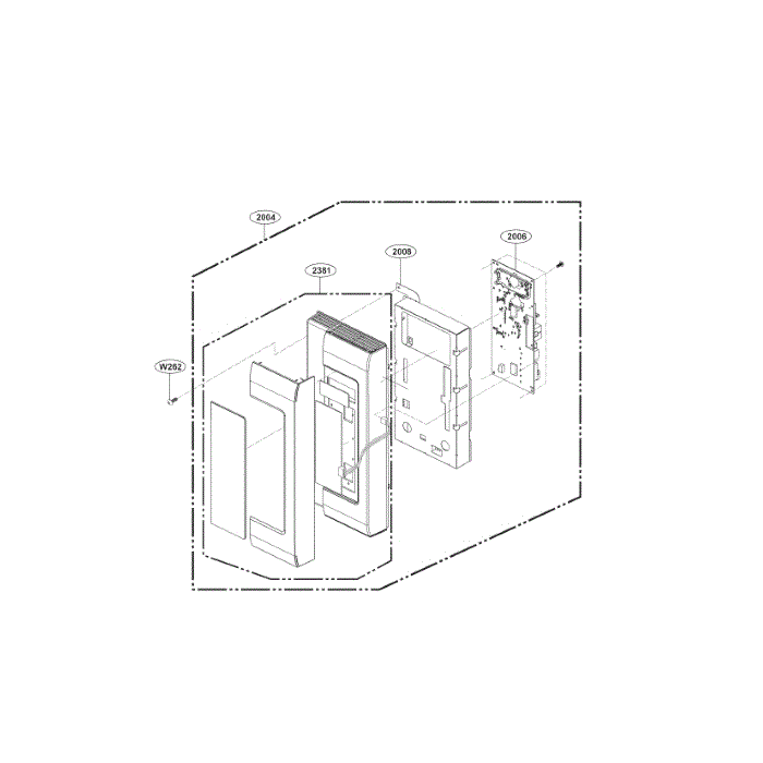 Controller Diagram and Parts List for LMH2235ST 00 LG Microwave Oven Combo