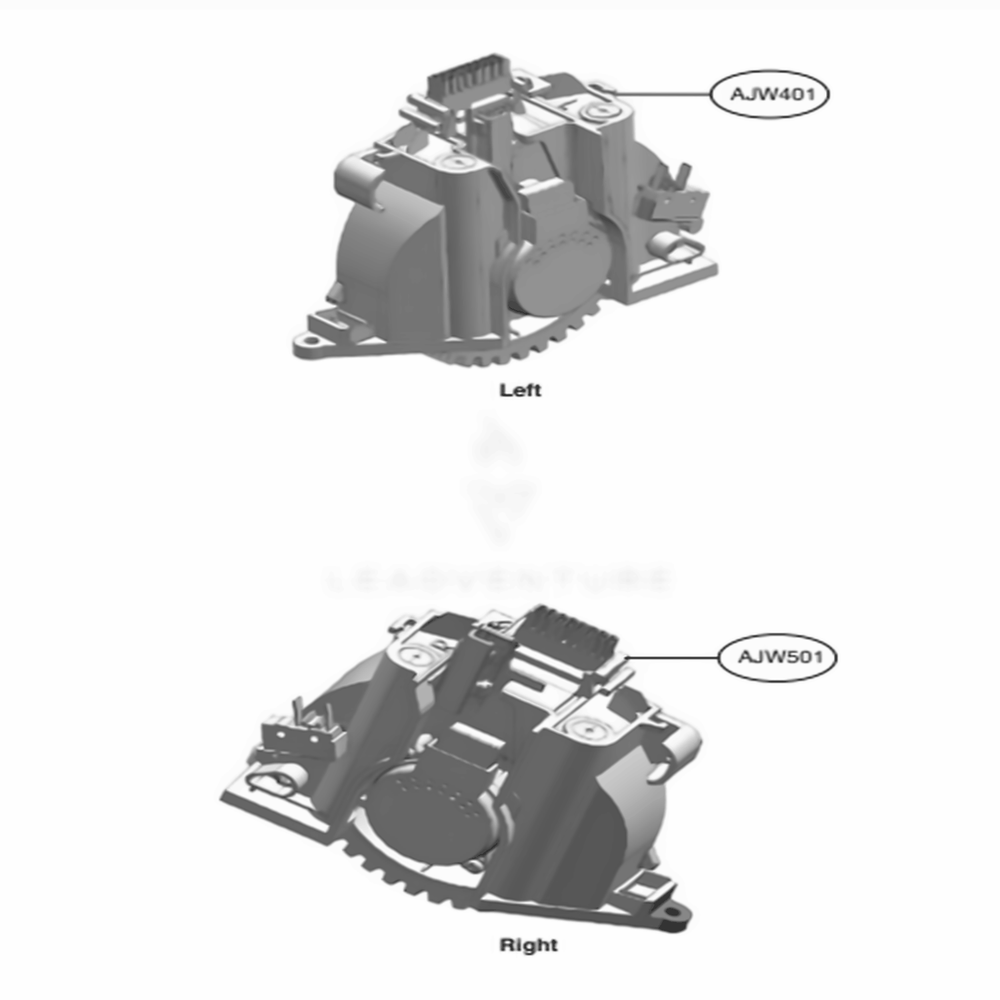 Wheel Assembly Diagram and Parts List for R975GM AIGELGA LG Canister Vacuum