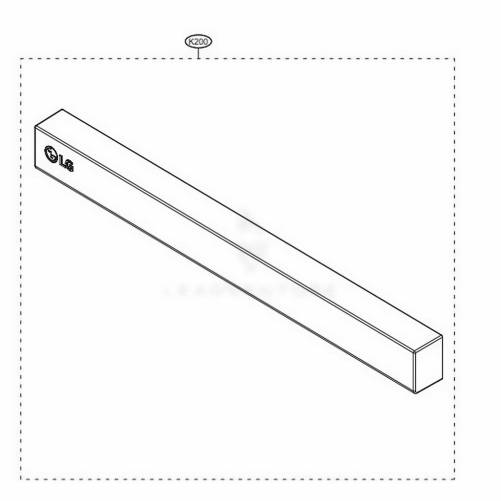 Panel Assembly Diagram and Parts List for LDP7708BD ABDESNA LG Dishwasher