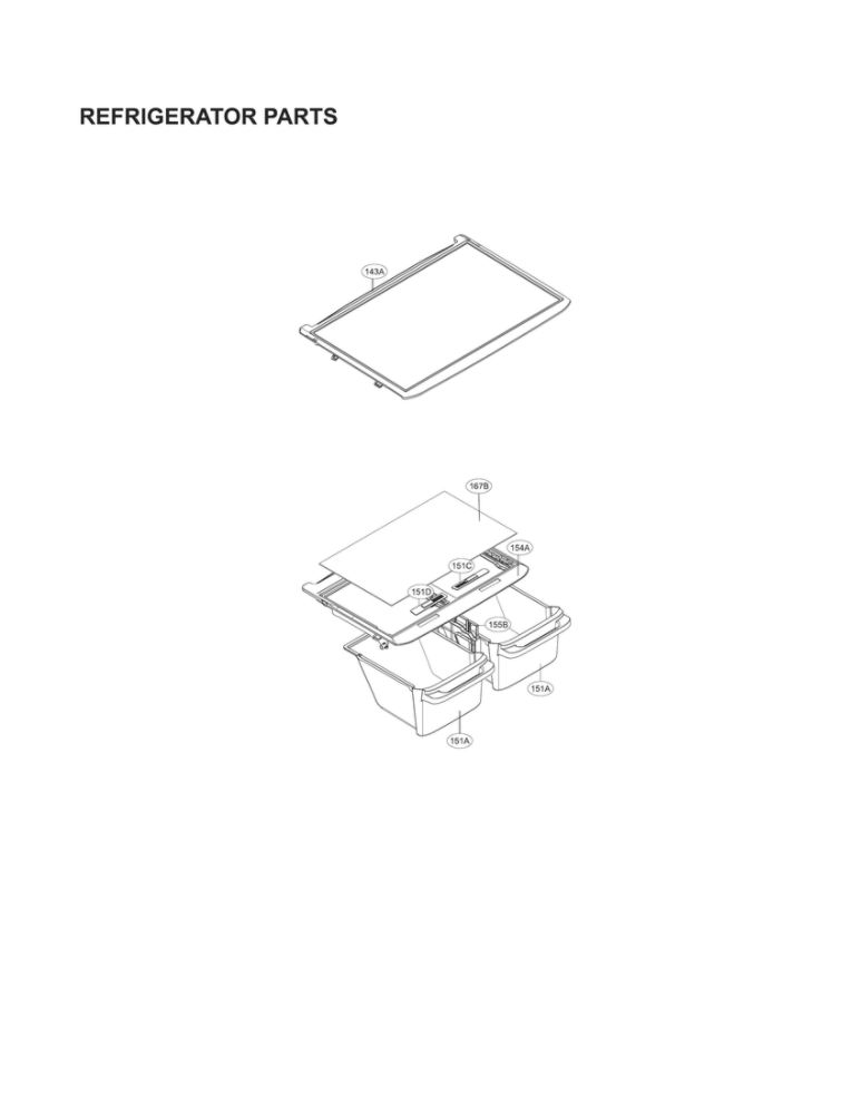 Refrigerator Parts Diagram and Parts List for LTCS20030S 00 LG Refrigerator