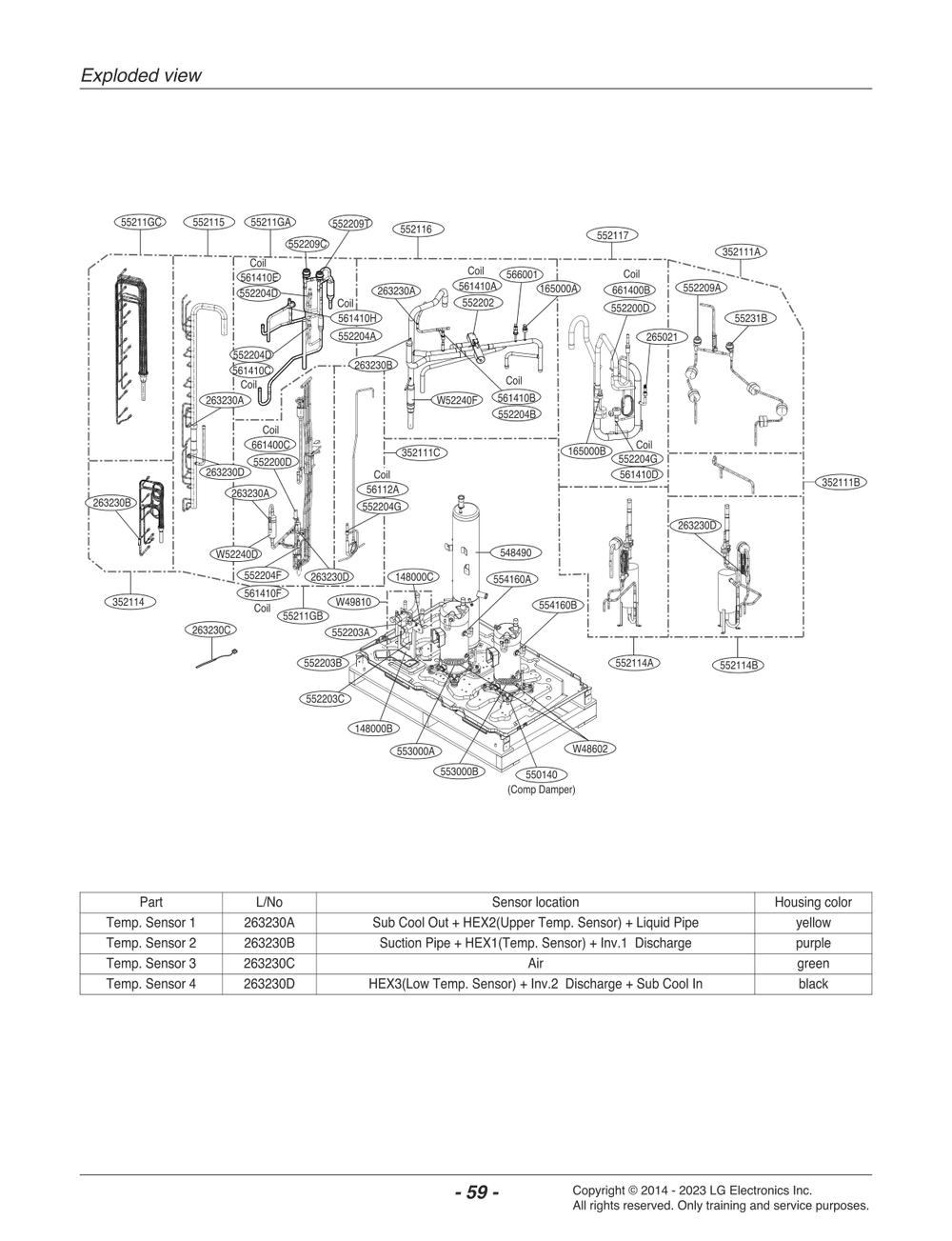Diagram 3 Diagram and Parts List for ARUB169DTE4 AWGBLUS LG Air Conditioner