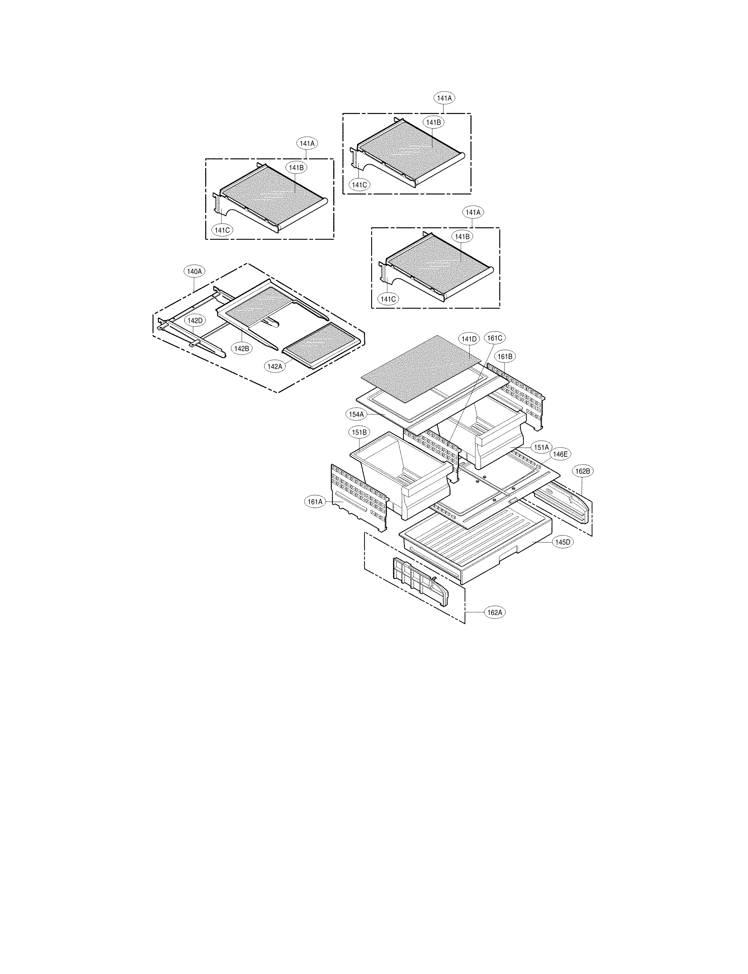 Refrigerator Parts Diagram and Parts List for 79571093111  Kenmore Refrigerator