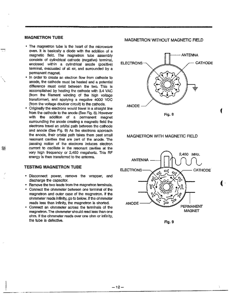 Information Page 2 Diagram and Parts List for 9247  LG Microwave