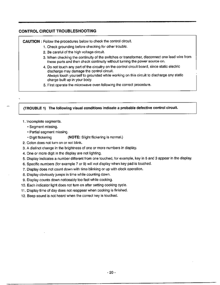Troubleshooting Guide Page 2 Diagram and Parts List for MA-682M  LG Microwave