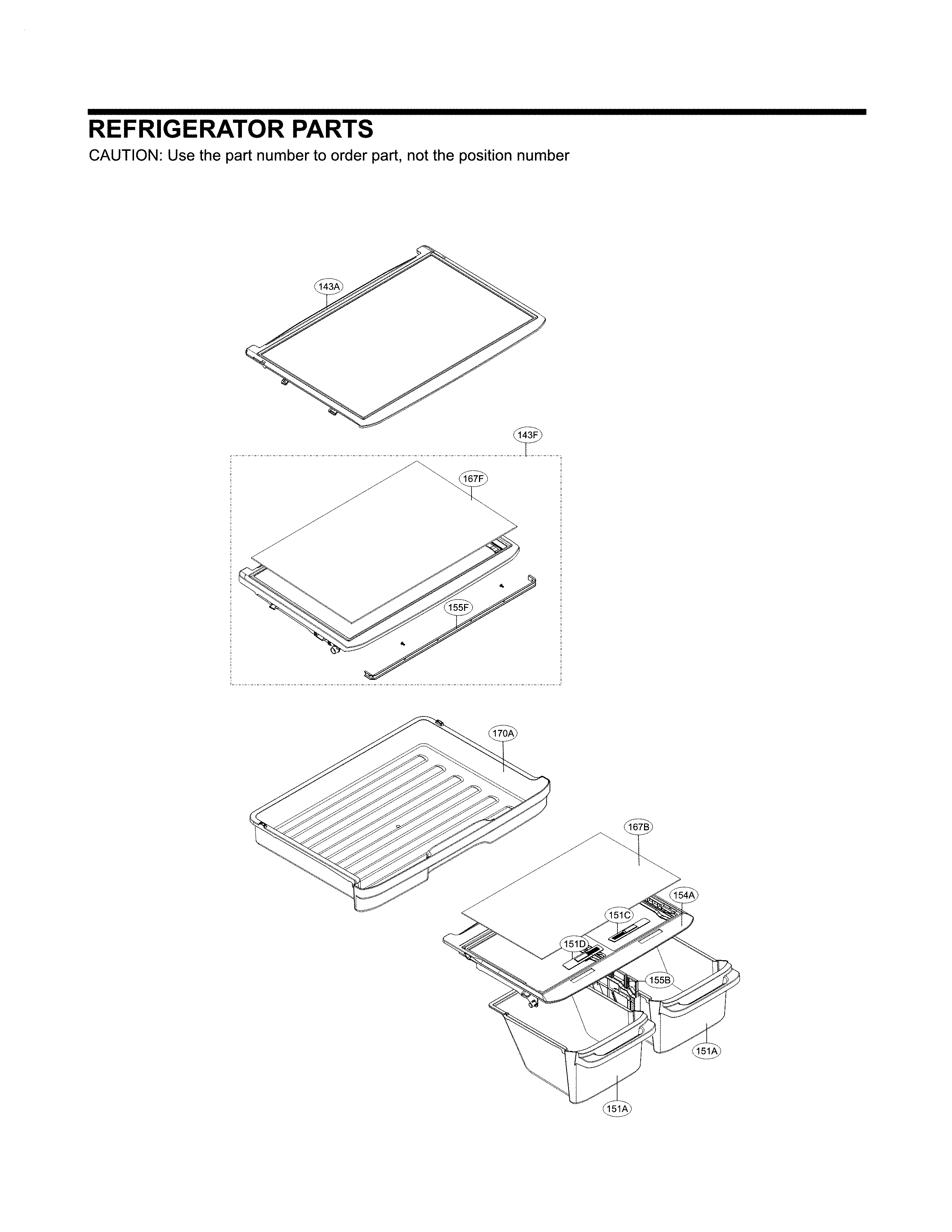 Refrigerator Parts Diagram and Parts List for 79579439215  Kenmore Refrigerator