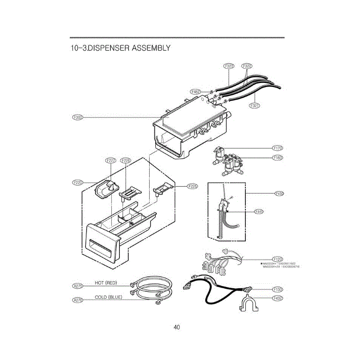 Section 3 Diagram and Parts List for WM2233HU ABBEEUS LG Washer
