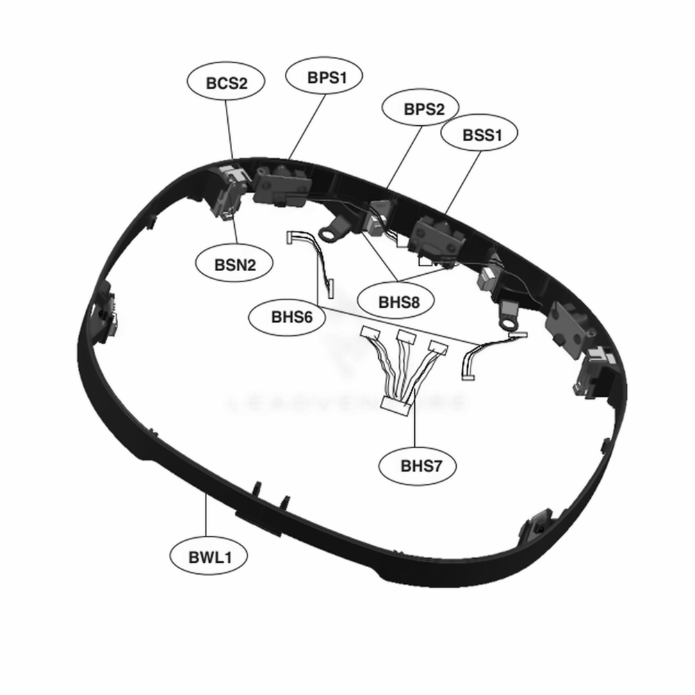 Base Assembly 4 Diagram and Parts List for VR65704LVM ABOELGA LG Canister Vacuum
