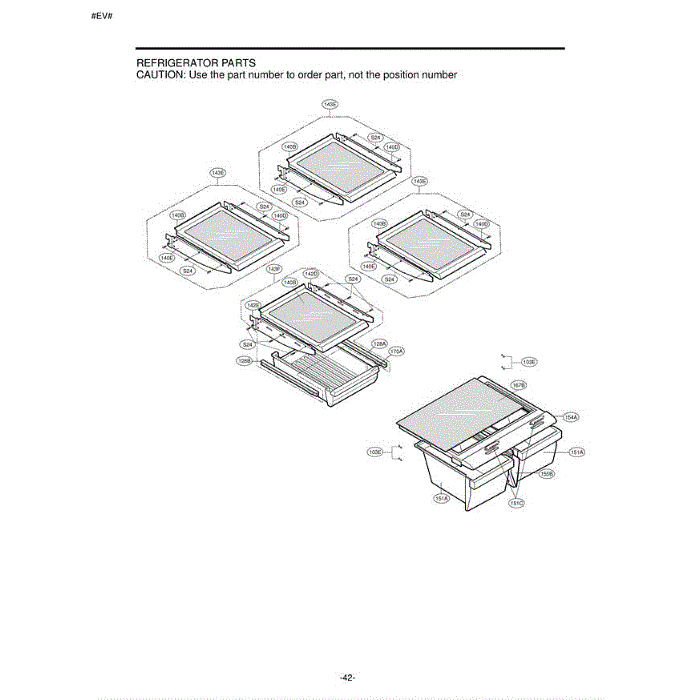 Section 5 Diagram and Parts List for LBN22515SB AWBCLGG LG Refrigerator