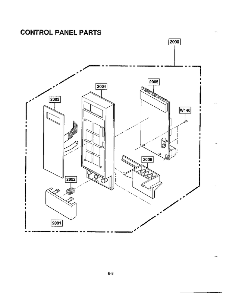 Microwave Complete Page 3 Diagram and Parts List for MA-972MW  LG Microwave