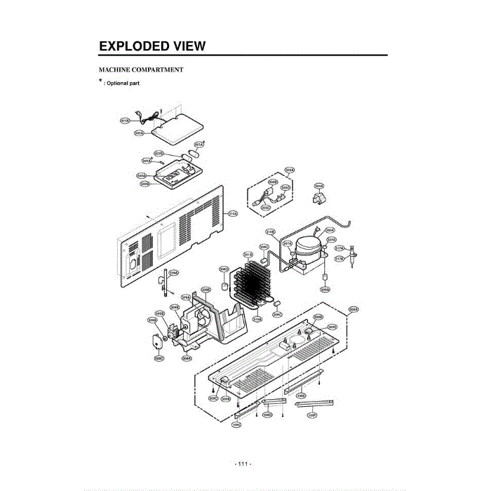 Section 6 Diagram and Parts List for LRSPC2331BS ABICLGA LG Refrigerator