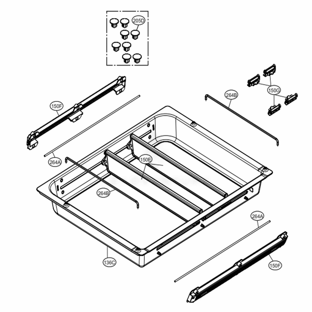 Customchill Parts Diagram and Parts List for LMXS30776S ASTCNA1 LG Refrigerator