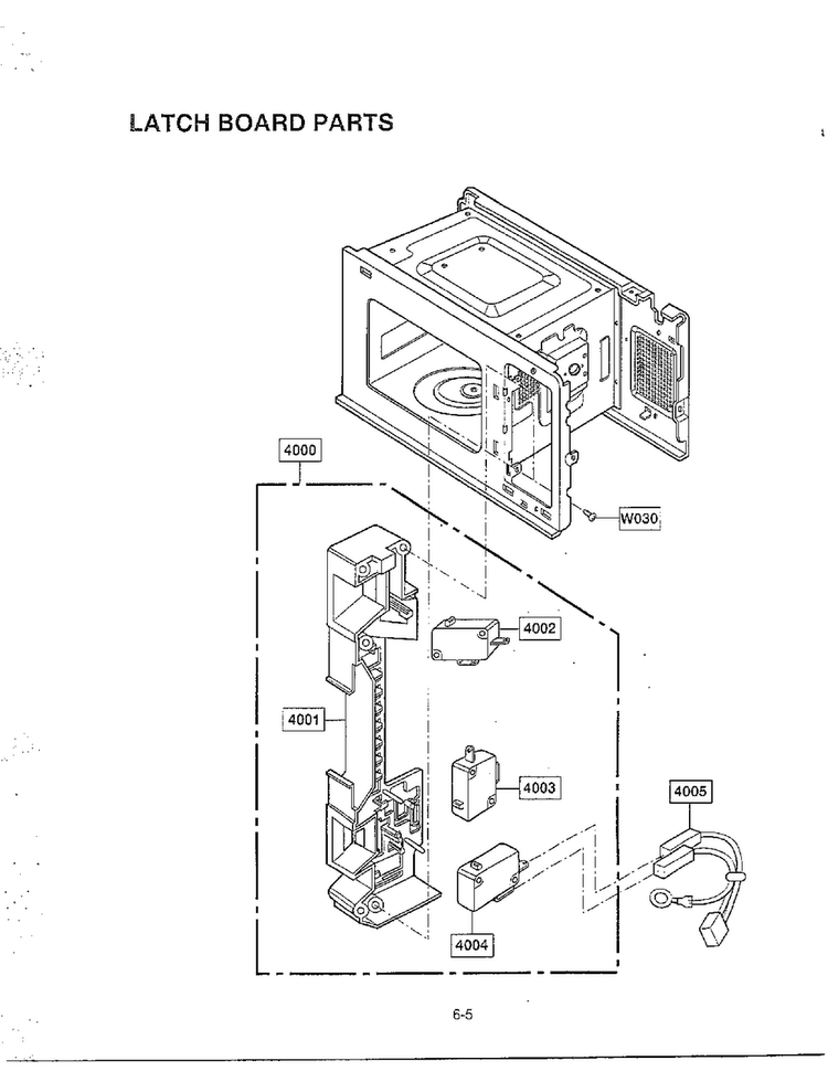 Complete Microwave Oven Page 3 Diagram and Parts List for MA-1273M  LG Microwave