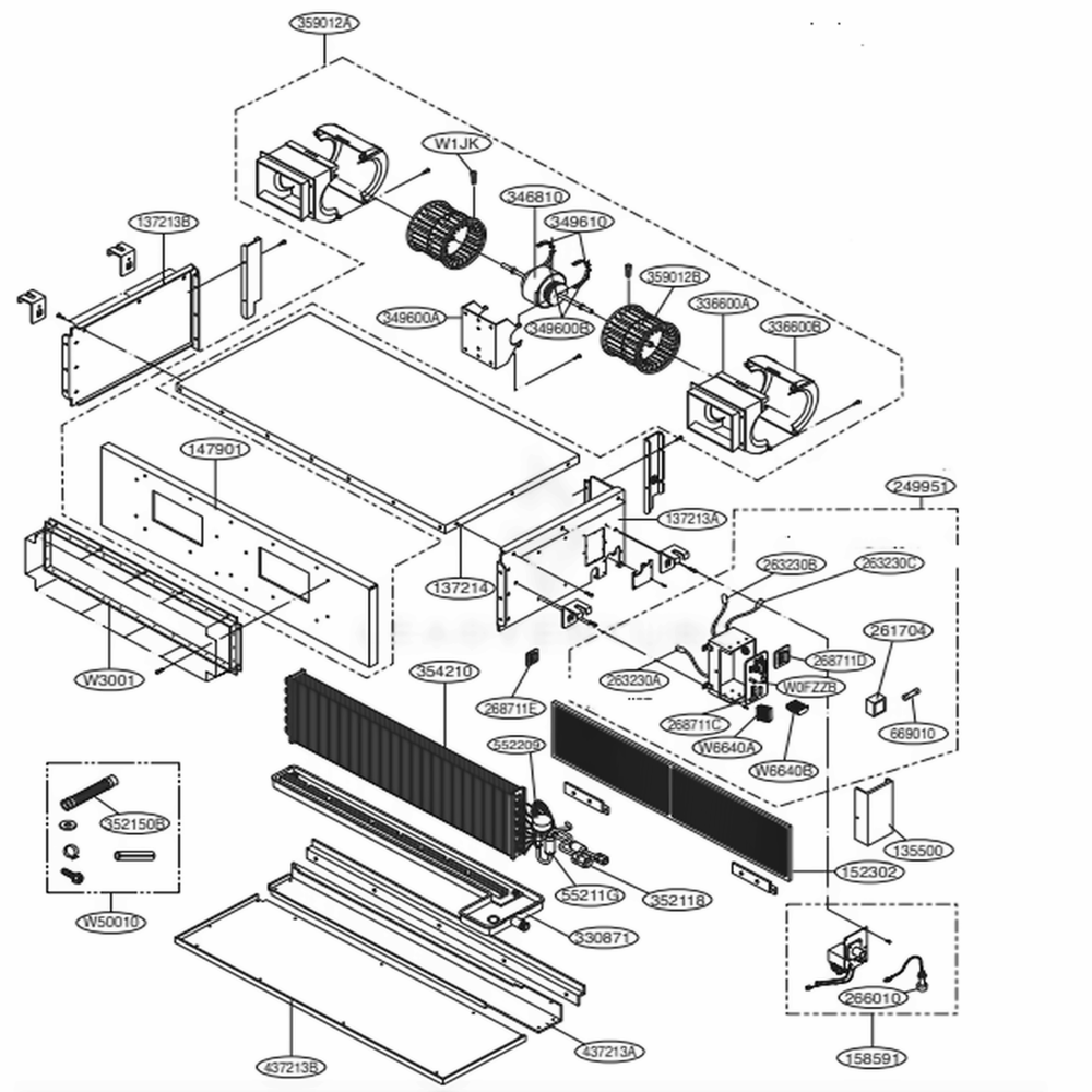 Bg Chassis Diagram and Parts List for ARNU183BGA2 ANWALUS LG Air Conditioner