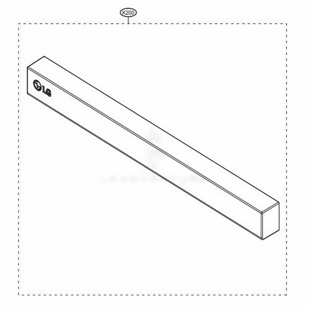 Panel Assembly Diagram and Parts List for LDP7708ST ASTESNA LG Dishwasher