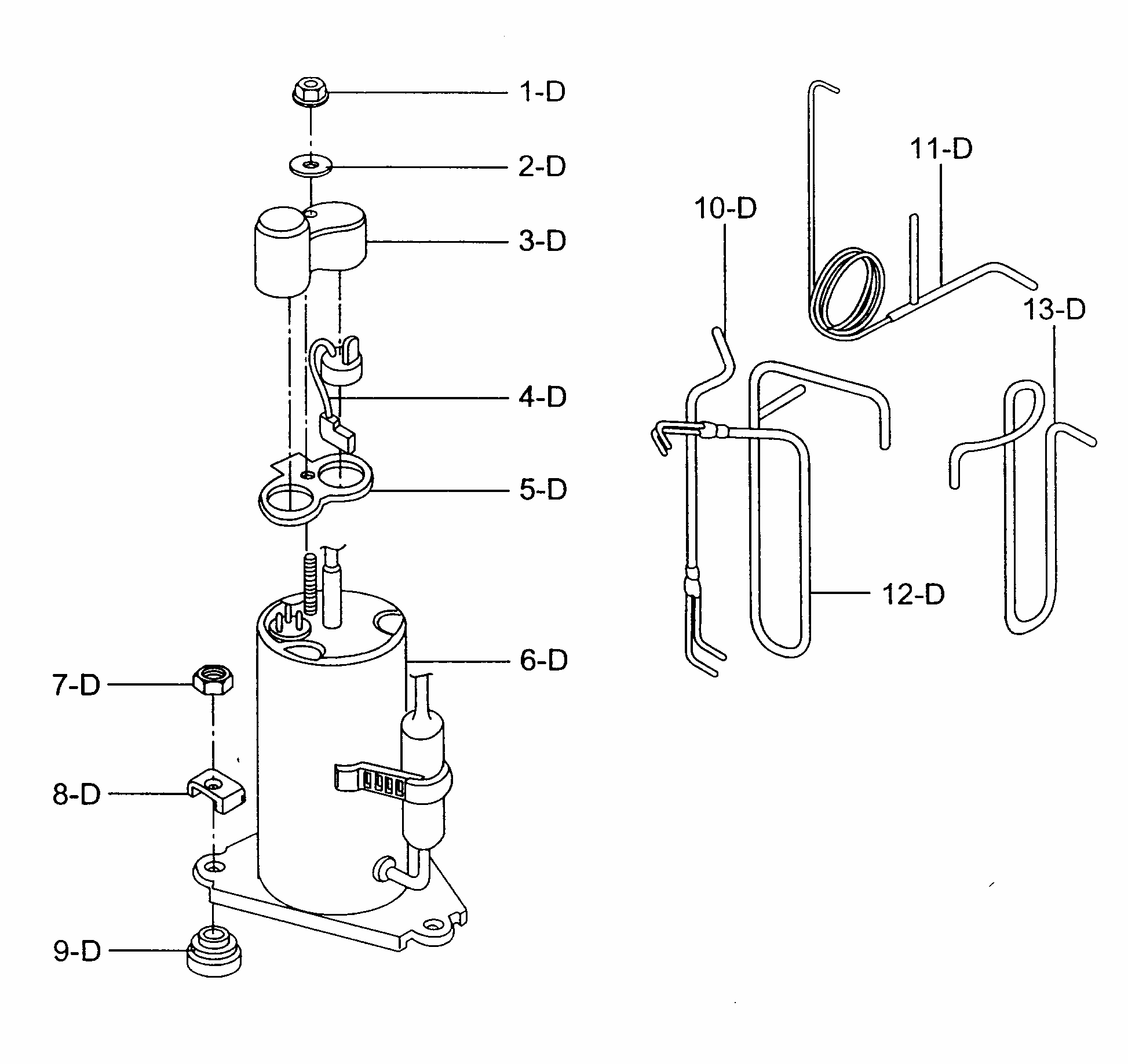 Cabinet Parts Diagram and Parts List for 58071056100  Kenmore Air Conditioner