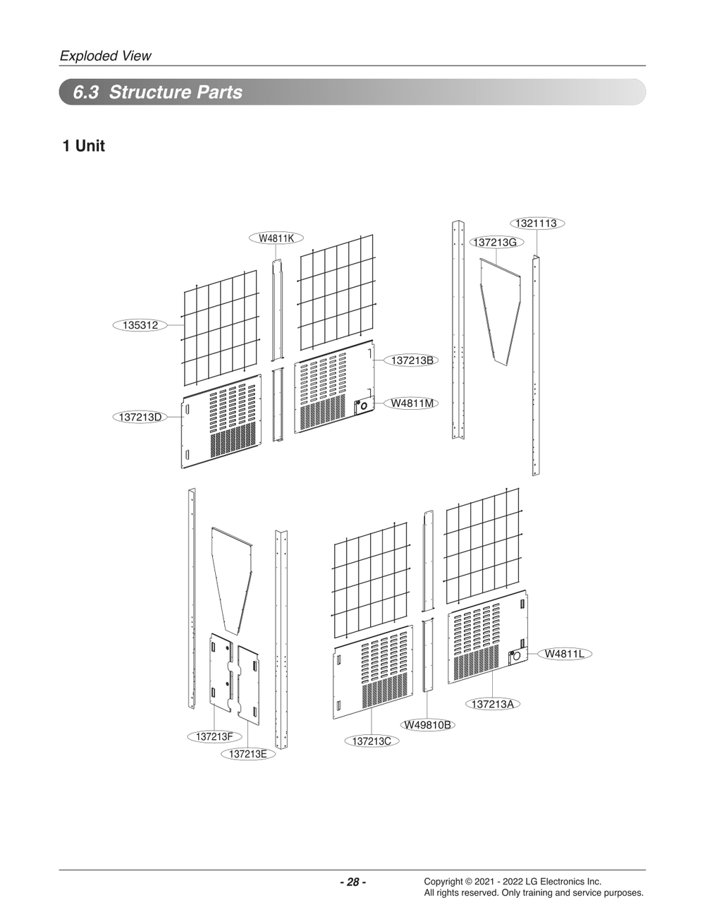 Diagram 3 Diagram and Parts List for ACHH020VBAB ABEAAAU LG Air Conditioner