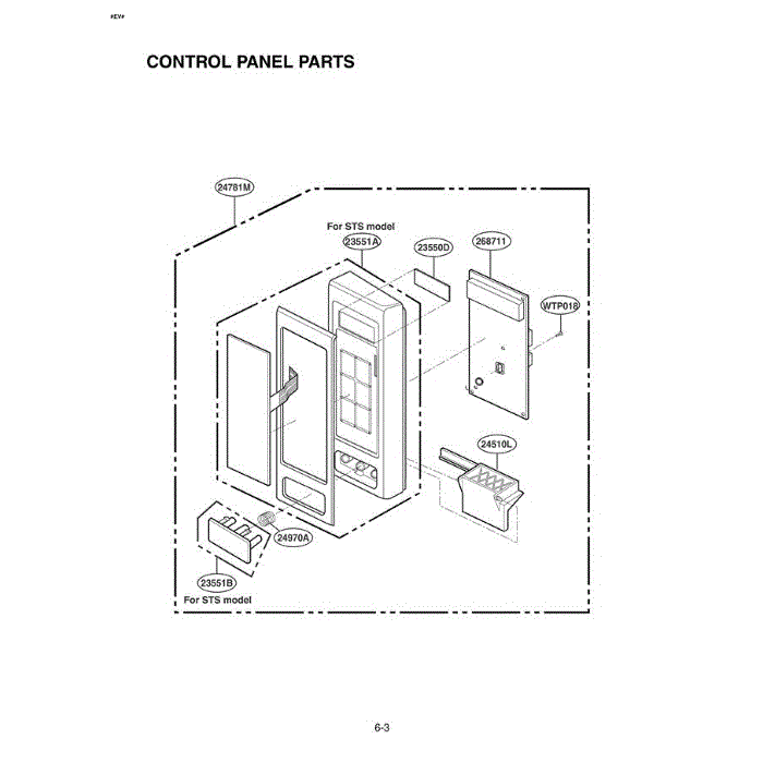 Section 2 Diagram and Parts List for LMA2111ST ASBELGA LG Microwave Oven Combo