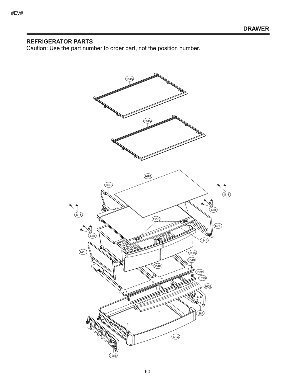 Refrigerator Parts Diagram and Parts List for GM-B248FQFM ASWCNA0 LG Refrigerator