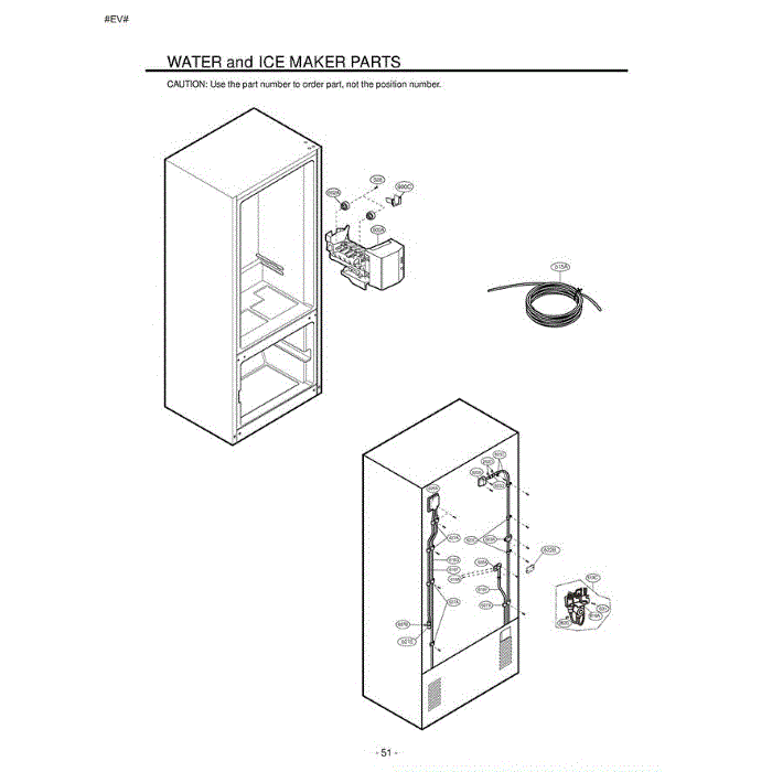Section 4 Diagram and Parts List for LFD22860SW ASWCLGY LG Refrigerator