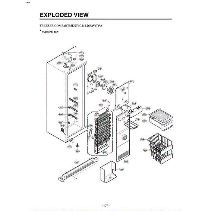Section 4 Diagram and Parts List for LRSC26930TT ATICLGA LG Refrigerator