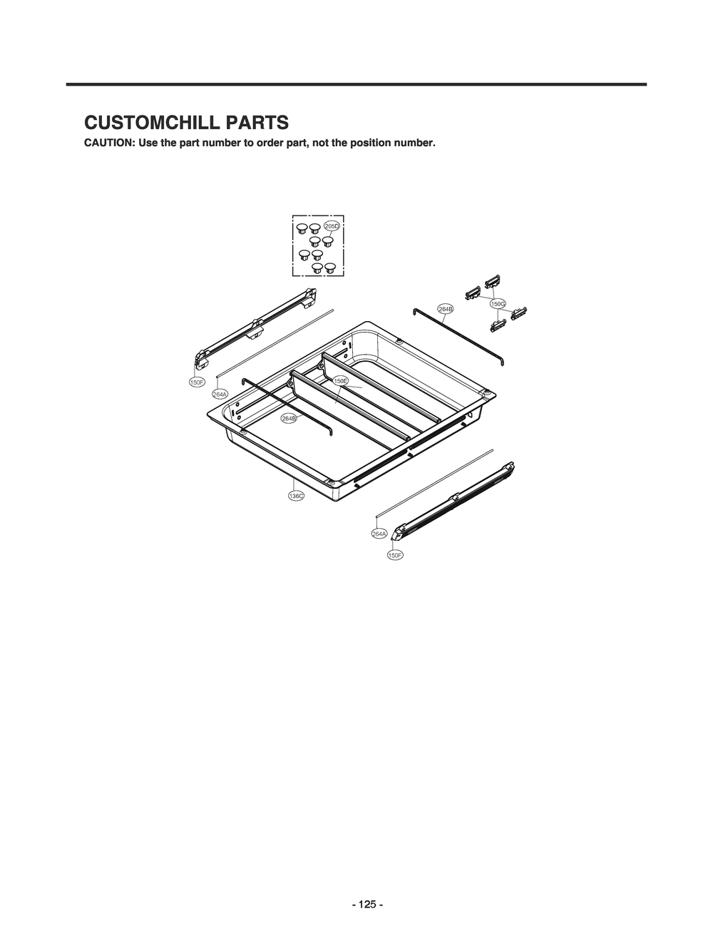 Customchill Parts Diagram and Parts List for GR-J31GHSJM ASBCNA1 LG Refrigerator