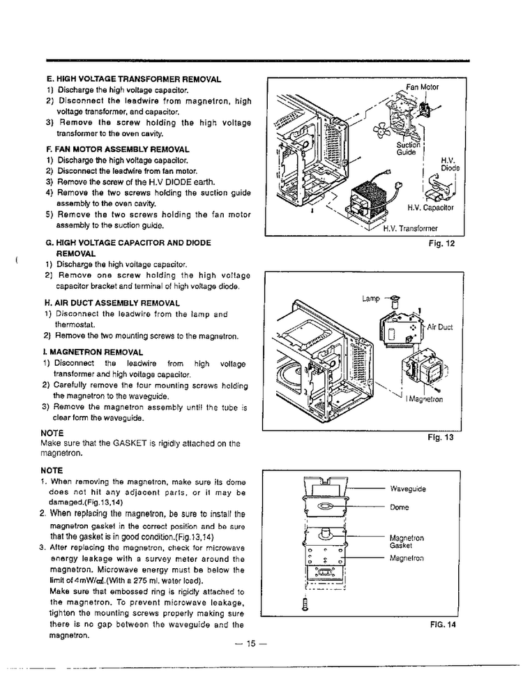 Disassembly/parts Replacment Page 2 Diagram and Parts List for MA-870MW  LG Microwave