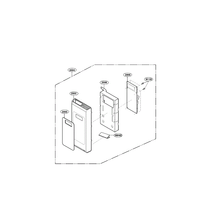 Controller Diagram and Parts List for LMH2016SB 00 LG Microwave Oven Combo