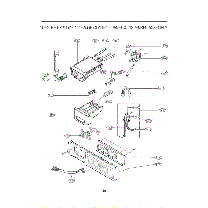 Section 3 Diagram and Parts List for WD-3243RHD AOWEEUS LG Washer