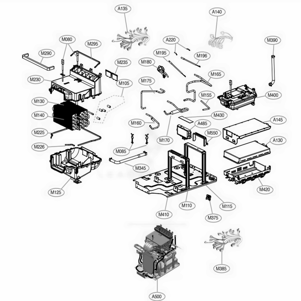 Main 7 Diagram and Parts List for S3WERB ALBEEUS LG Steamer