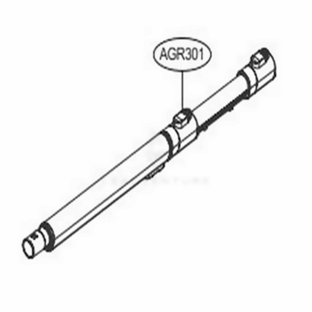 Extension Pipe Diagram and Parts List for A908VMR DVWELGA LG Upright Vacuum