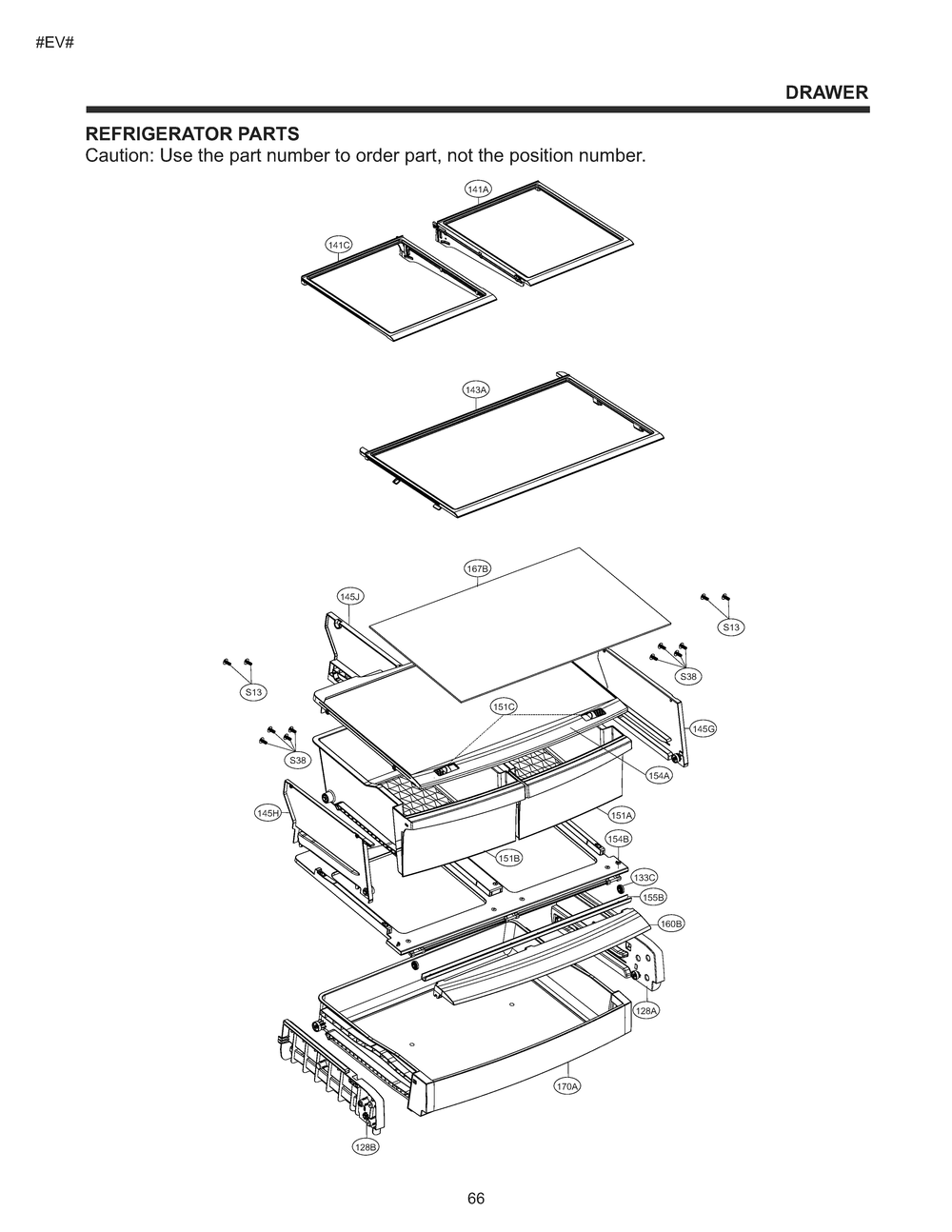 Refrigerator Parts Diagram and Parts List for GM-B248RSFM ASTCNA3 LG Refrigerator