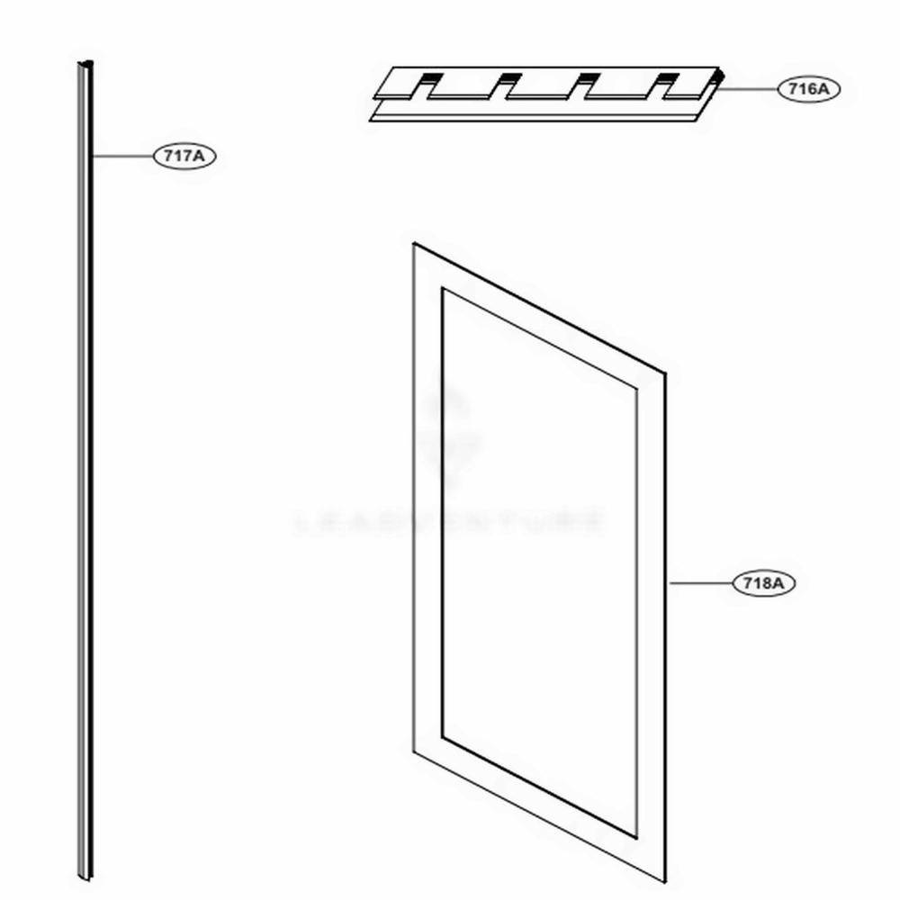 Installation Part 2 Diagram and Parts List for SKSCF1801P ASWCNA0 LG Range