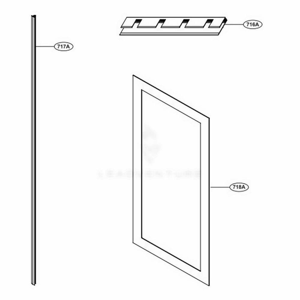 Installation Part 2 Diagram and Parts List for SKSCF2401P ASWCNA0 LG Range