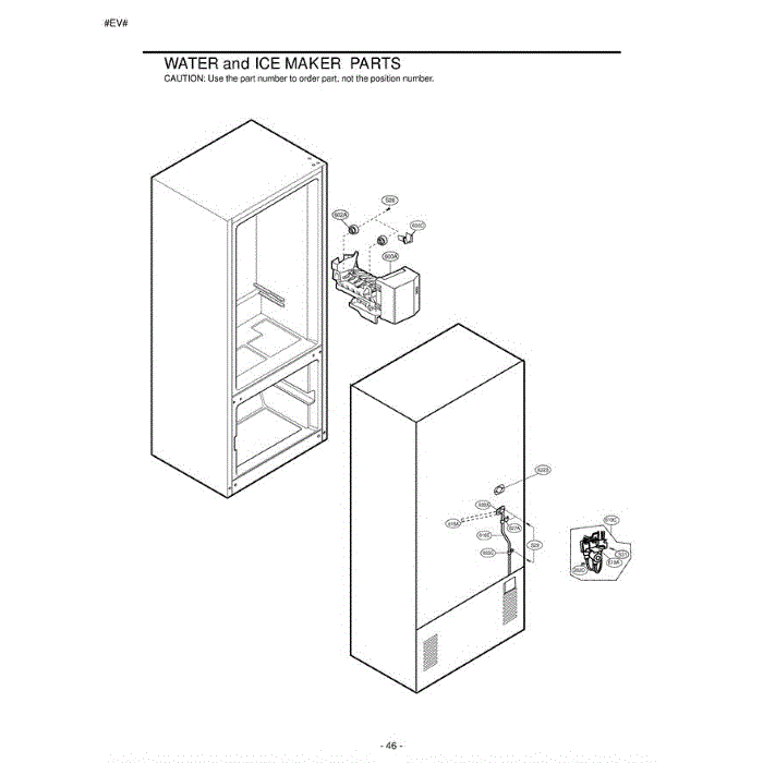 Section 2 Diagram and Parts List for LBC22518ST ASTCLGG LG Refrigerator