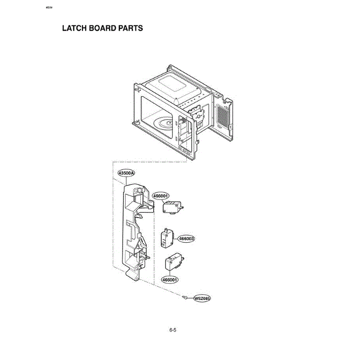 Section 2 Diagram and Parts List for LMA1150SV CSLELGA LG Microwave Oven Combo