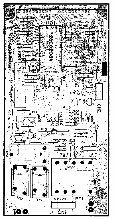Power And Control Circuit Diagram and Parts List for 7218922281  Kenmore Microwave