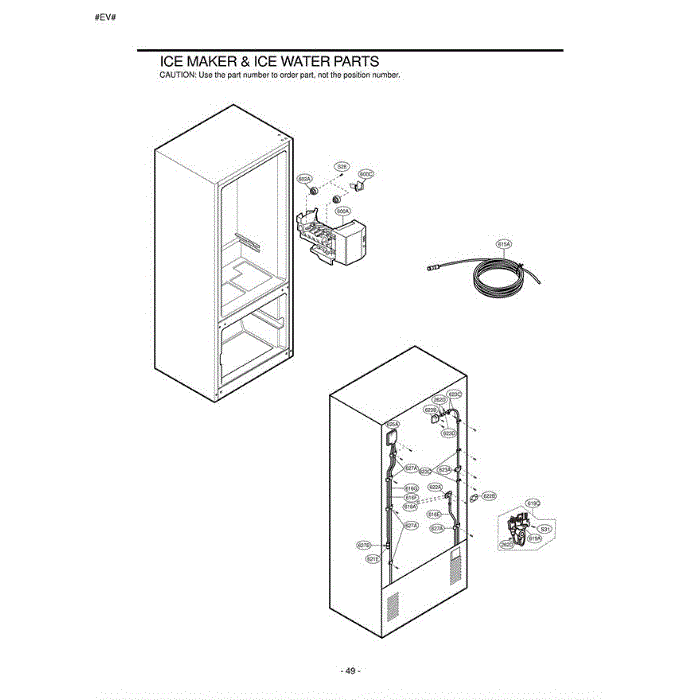 Section 9 Diagram and Parts List for LRBC22544SB AWBCLGR LG Refrigerator