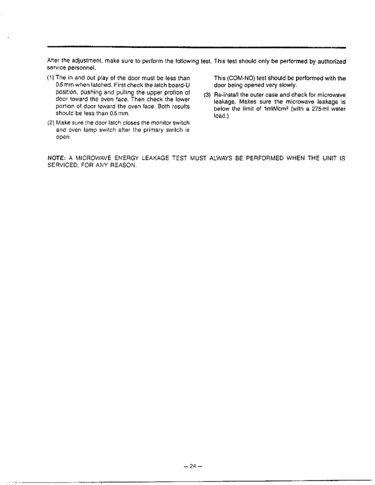 Interlock System Page 2 Diagram and Parts List for MH-1355M  LG Microwave