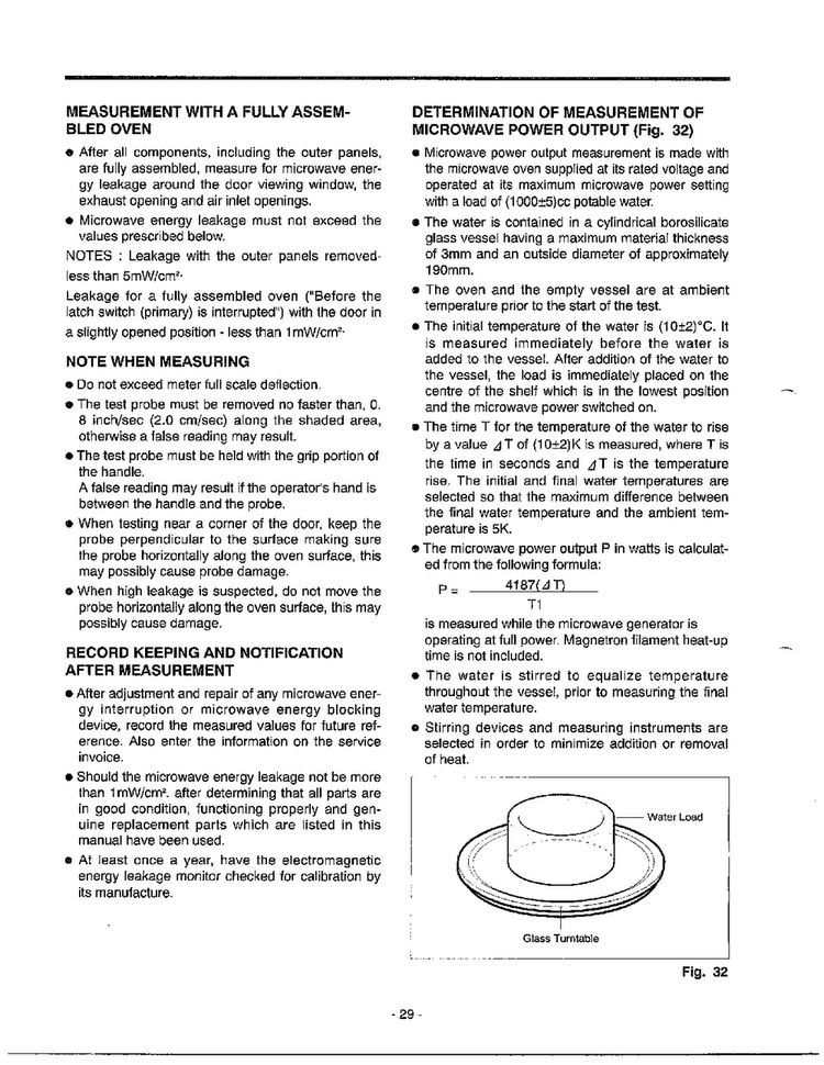 Microwave Energy Leakage Page 2 Diagram and Parts List for MA-682M  LG Microwave