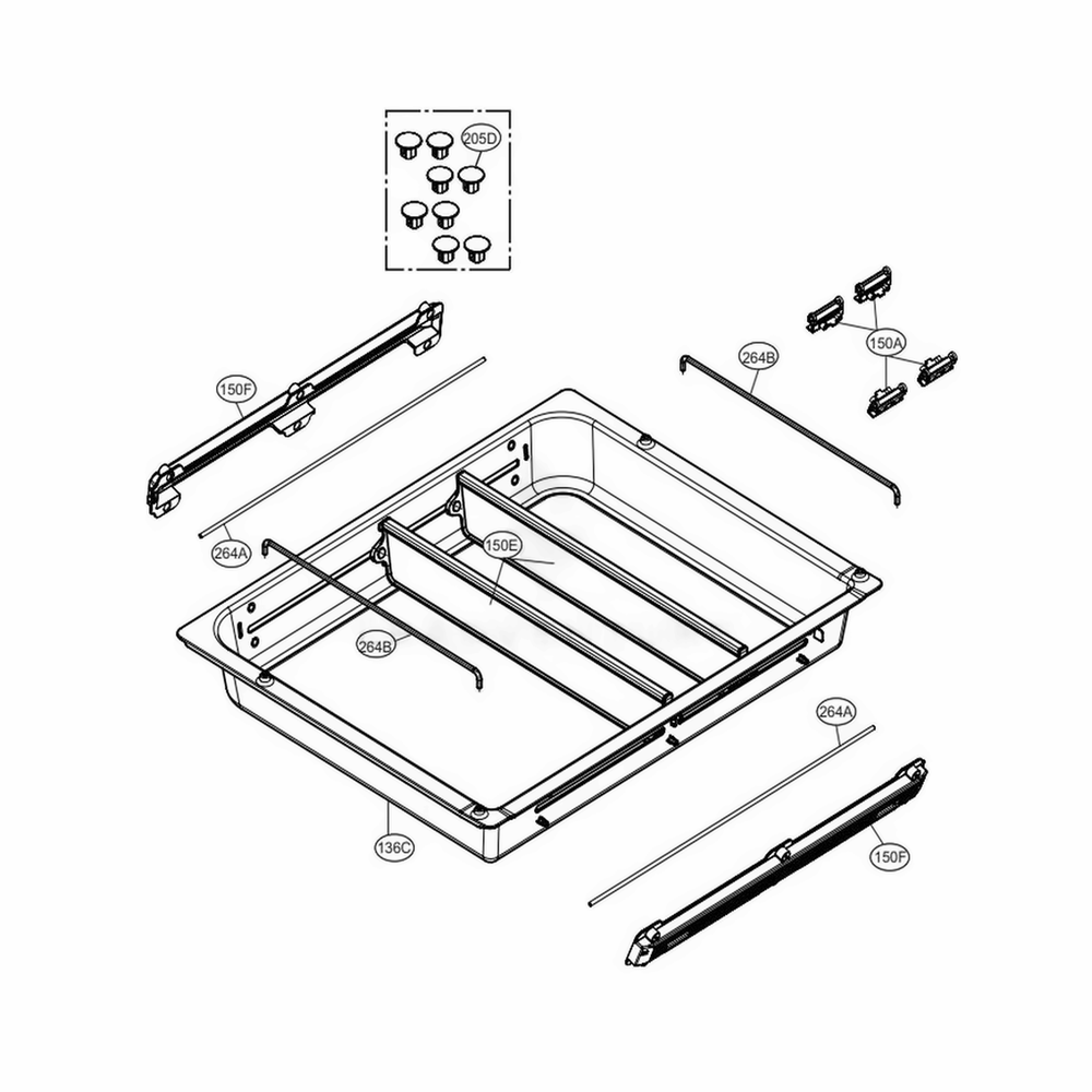 Customchill Parts Diagram and Parts List for LMXS30786S ASTCNA0 LG Refrigerator
