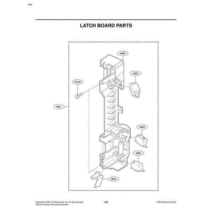 Section 6 Diagram and Parts List for LMVM2085ST ASBELGA LG Microwave Oven Combo