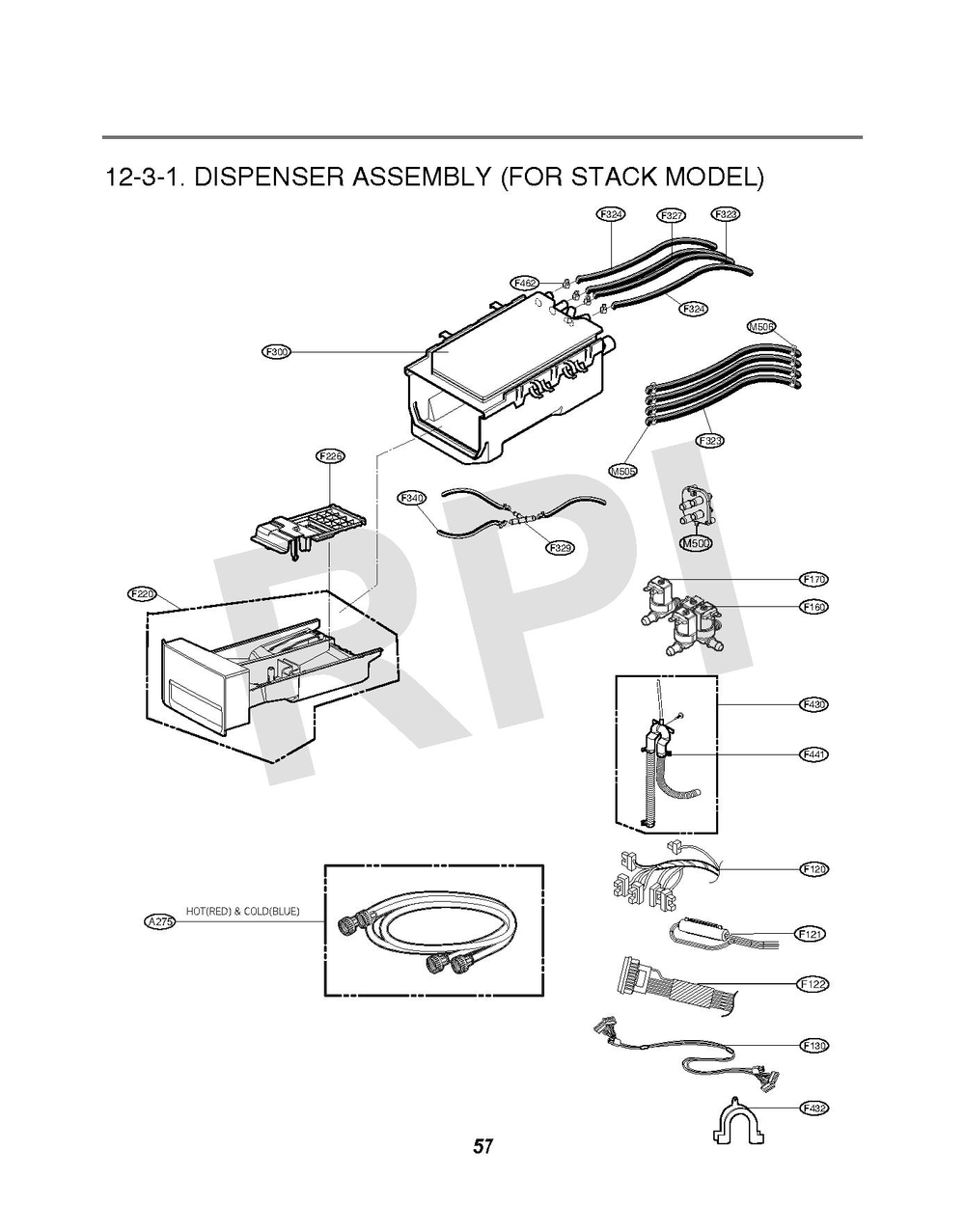 Diagram 4 Diagram and Parts List for GCWM1069QD7  LG Washer Dryer Combo