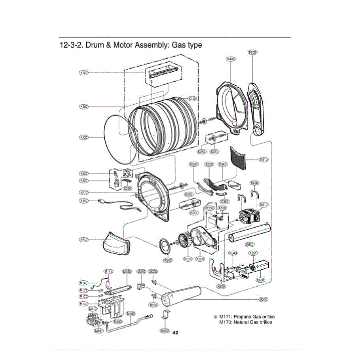 Section 3 Diagram and Parts List for DLG3744S ATTEEUS LG Dryer