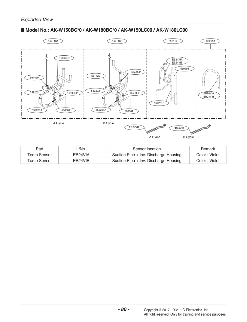 Diagram 6 Diagram and Parts List for AK-W150LC00 ADGBLCL LG Air Conditioner
