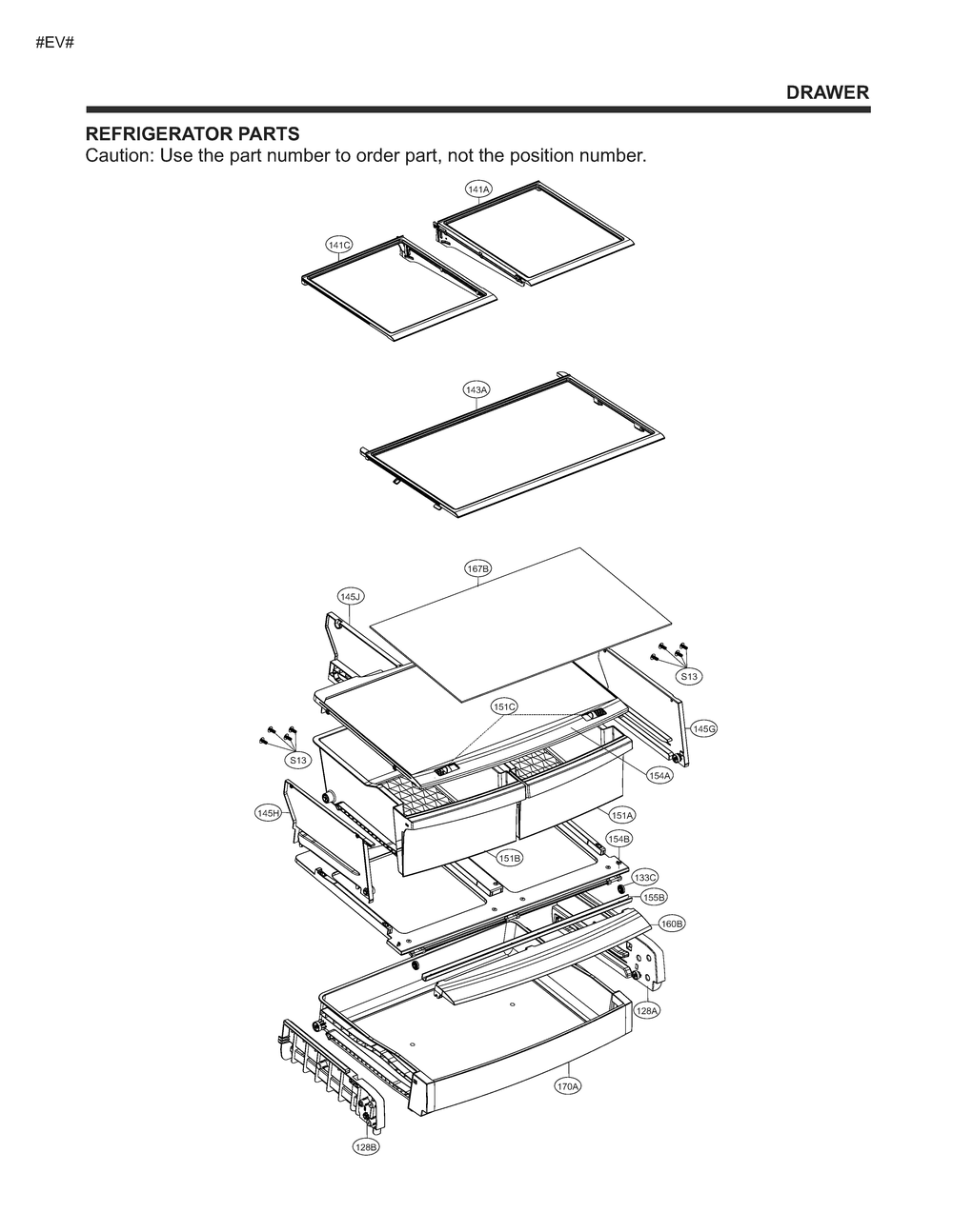 Refrigerator Parts Diagram and Parts List for GM-B228RQFM ABICSE2 LG Refrigerator