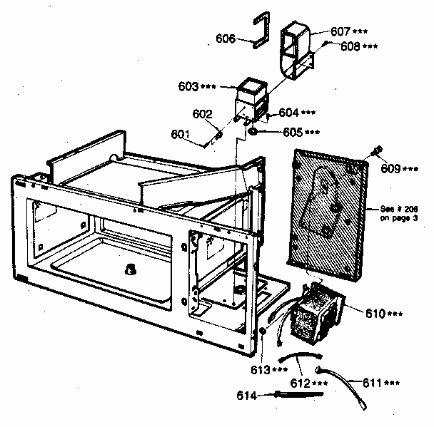 Microwave Parts Diagram and Parts List for 7218815180  Kenmore Microwave